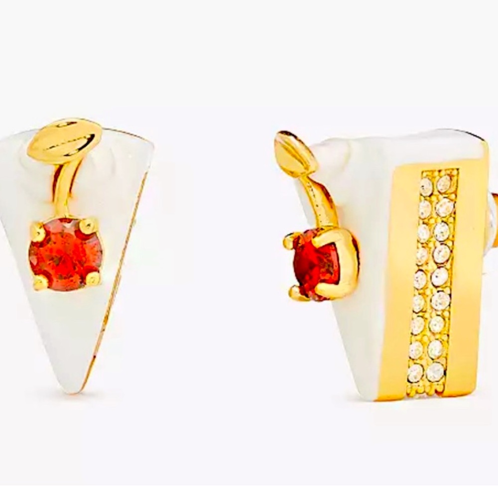 New Kate Spade Pastry Shop Cake Studs